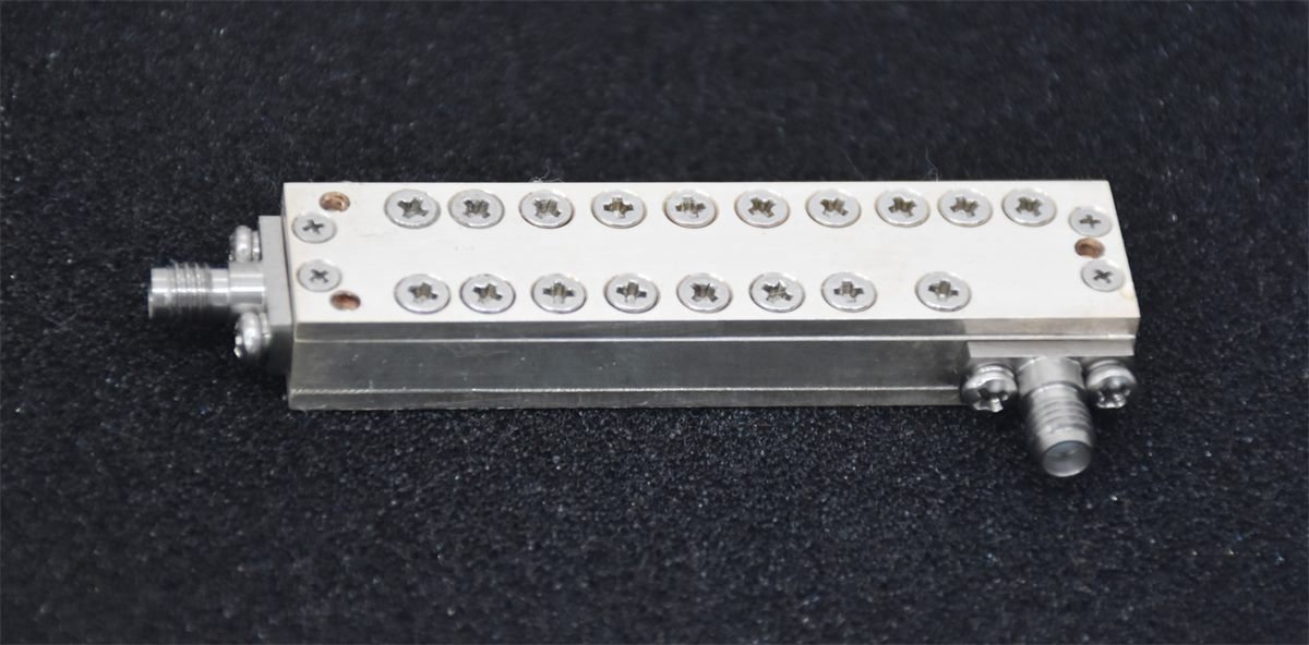 Custom cavity RF filter by Anstar Elec for high Q microwave applications